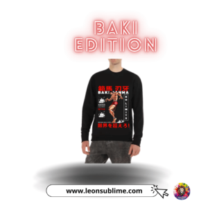 🔥Sudadera Cuello Redondo "Baki Edition" 🔥