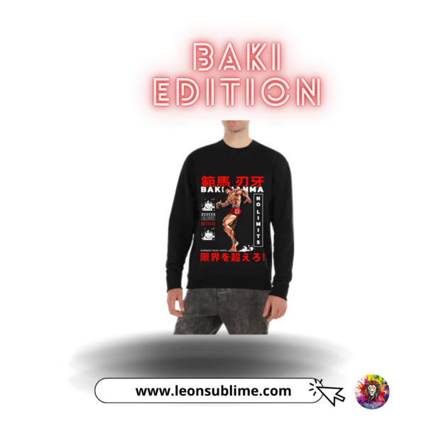 🔥Sudadera Cuello Redondo "Baki Edition" 🔥