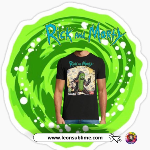Playera Cuello Redondo Rick and Morty – Estilo Interdimensional 🚀✨