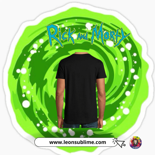 Playera Cuello Redondo Rick and Morty – Estilo Interdimensional 🚀✨ - Image 2
